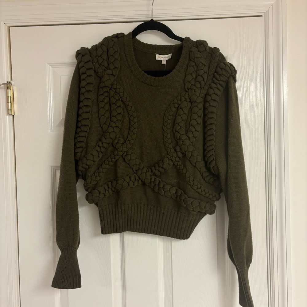 RONNY KOBO Yeva Cable Knit Sweater - Picture 6 of 12